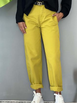Jeans baggy lime