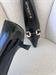 slingback apunta nero lucido con fibbia