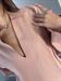 camicia blusa colletto scollo v rosa