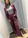 pantalone palazzo burgundy haveone