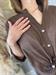 Camicia voile in mussola di cotone marrone cacao