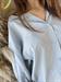 Camicia a righe azzurro e bianca