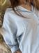 Camicia a righe azzurro e bianca