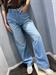 Jeans chiaro tela leggera modello wide leg