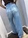 Jeans chiaro tela leggera modello wide leg