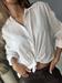 Camicia colletto bianca in mussola di cotone