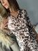 Camicia blusa in fantasia a portafoglio in mussola