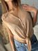 Camicia voile rosa cipria scollo v