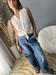 Camicia panna voile scollo v mussola cotone