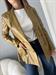 giacca blazer in ecopelle giallo senape