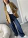 giacca blazer in ecopelle giallo senape