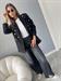 jeans nero modello bella con strappi infondo