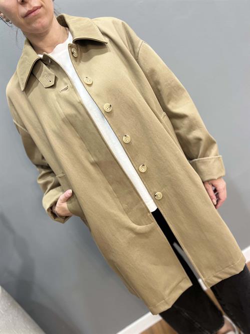 TRENCH FODERATO BEIGE OUTDOOR