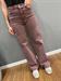 Jeans london rosa cipolla modello wide leg