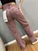 Jeans london rosa cipolla modello wide leg