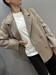 cappotto tortora doppiopetto handmade lana