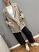 cappotto tortora doppiopetto handmade lana