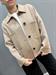 cappotto lana cachemere tortora handmade con colletto