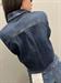 camicia crop in denim tagio vivo
