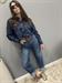 camicia crop in denim tagio vivo