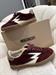sneakers in vera pelle bordeaux moa
