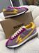 sneakers lilla fuxia tela camoscio pelle