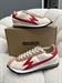 sneakers pink red tela camoscio e pelle moa
