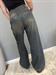 Jeans palazzo con tacsa america davanti lavaggio the