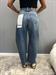 jeans modello barbara in denim lavaggio jeans blu
