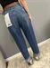 Jeans modello mandy con cintura lavaggio jeans blu