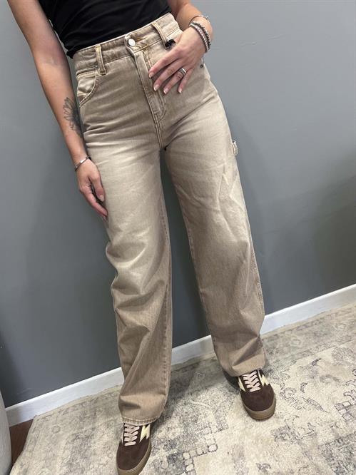 Jeans modello DETROIT beige delave