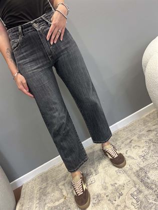 Jeans nero grigio 100% cotone modello levis  tubolare