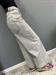 Jeans modello giusy grigio chiaro con applicazioni strass
