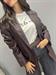 giacca vera pelle burgundy