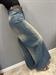 Jeans palazzo con cintura lavaggio blu the