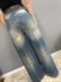 Jeans palazzo con cintura lavaggio blu the