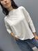  T-Shirt manica lunga panna scollo barca