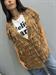 Maglia  gilet camel bottoni punto pannocchia