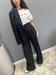 completo giacca e pantalone palazzo nero