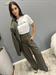 Completi giacca e pantalone palazzo verde military