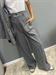 completo giacca pantalone palazzo  grigio