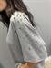  T-Shirt grigia melange cabojon mezzac manica
