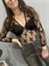 body nero in pizzo
