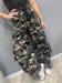 pantalone cargo camouflage con tasche e coulisse in vita