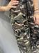 pantalone cargo camouflage con tasche e coulisse in vita