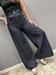 Jeans palazzo lavaggio blu scuro