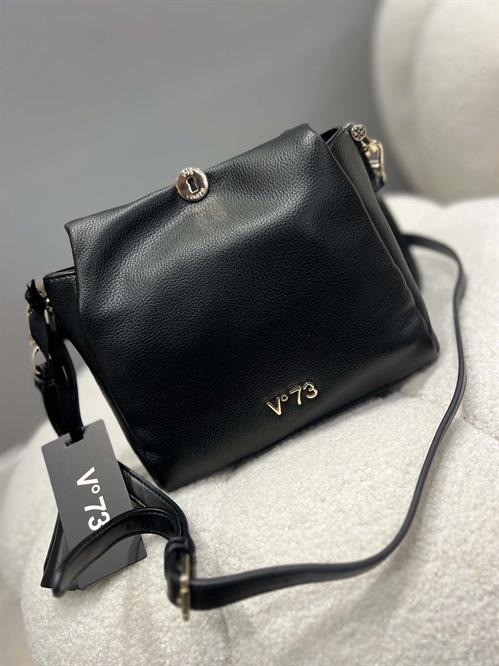 Borsa nera secchiello chiusura chiave lucchetto