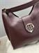 Borsa burgungy con logo d orato e manico