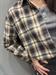 Camicia check quadri blu panna verde