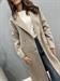 cappotto doppiopetto beige visone handmade lana